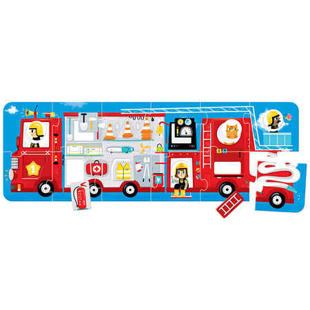 Banana Panda Make-a-Match Puzzle Fire Truck 49044